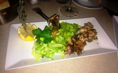 Provença's Fresh Baby Octopus, just jumped with Garlic and parsley - 22 €
